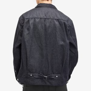 Comme des Garçons Homme Cotton Poly Denim Trucker Jacket