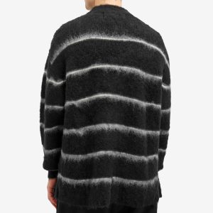 Comme des Garçons Homme Raised Stripe Mohair Sweater