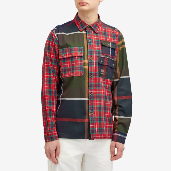 Barbour x Baracuta Relaxed Patchwork Shirt