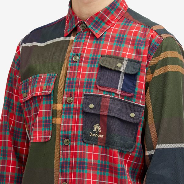 Barbour x Baracuta Relaxed Patchwork Shirt