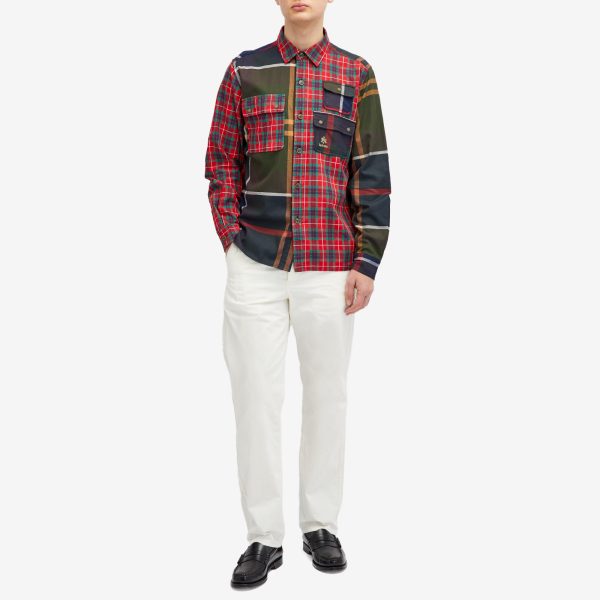 Barbour x Baracuta Relaxed Patchwork Shirt