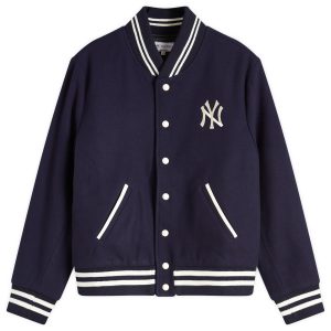 Sporty & Rich Yankees Serif Varsity Jacket