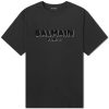 Balmain Flock Logo T-Shirt