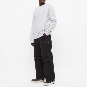 Off-White Diagonal Outline Slim Crew Neck Sweat