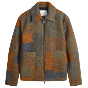 NN07 Gael Patchwork Wool Jacket