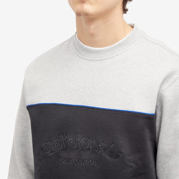 Adidas Skate Arched Crew Sweat