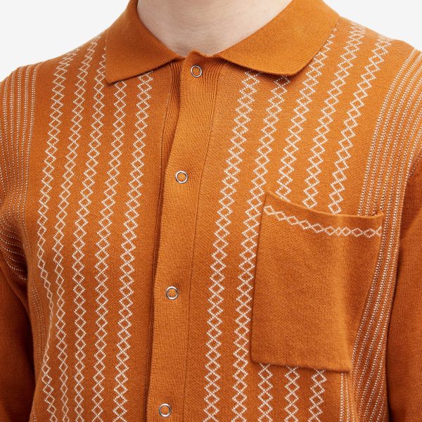 Percival Bevel Knitted Shirt