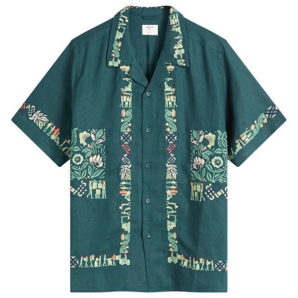 Percival Imported Embroidered Cuban Shirt