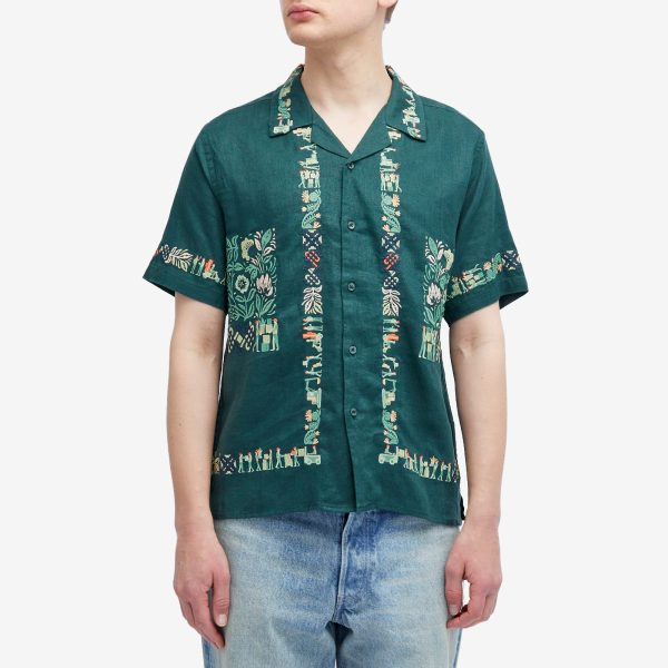 Percival Imported Embroidered Cuban Shirt