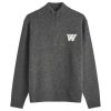 Wood Wood AA Half Zip Knit