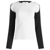 Courrèges Contrast Long Sleeve Top