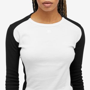 Courrèges Contrast Long Sleeve Top