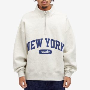 Awake NY Script Quarter Zip Sweatshirt