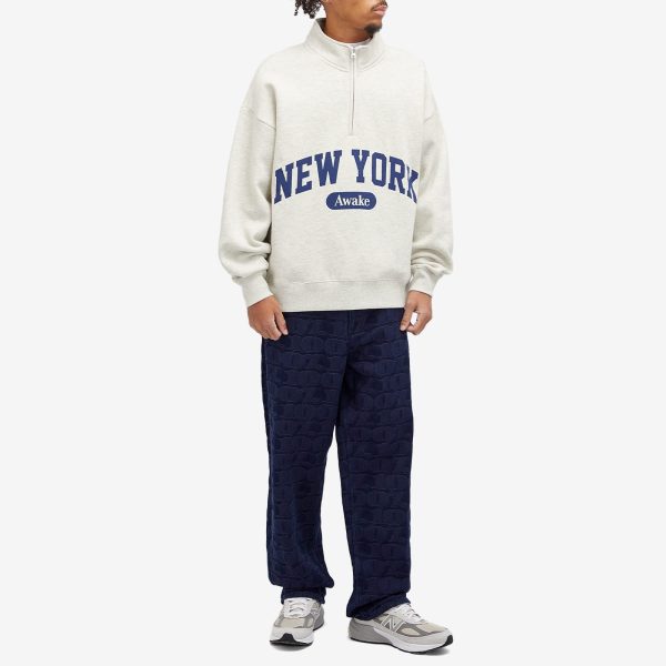 Awake NY Script Quarter Zip Sweatshirt