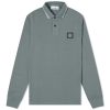 Stone Island Long Sleeve Patch Polo Shirt