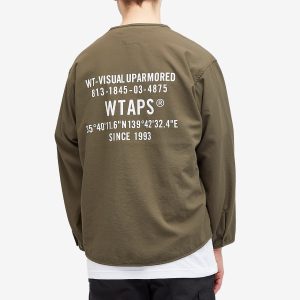 WTAPS 06 Flannel Long Sleeve Baseball Shirt