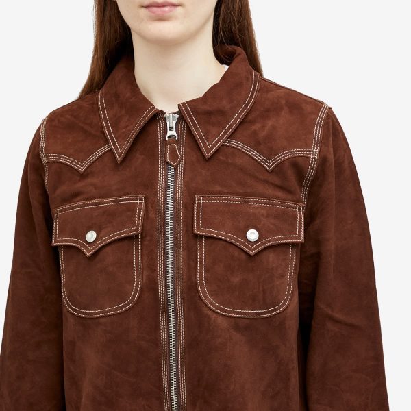 Nudie Jeans Co Anja Western Suede Jacket