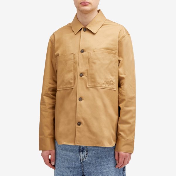 Maison Kitsune Cotton Gabardine Overshirt