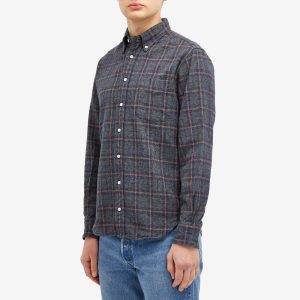 Gitman Vintage Button Down Brushed Tweed Check Shirt