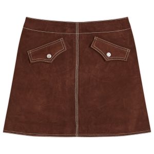 Nudie Jeans Co Elvy Western Suede Skirt