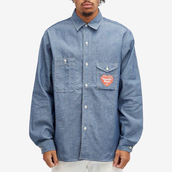 Human Made chambray work shirt