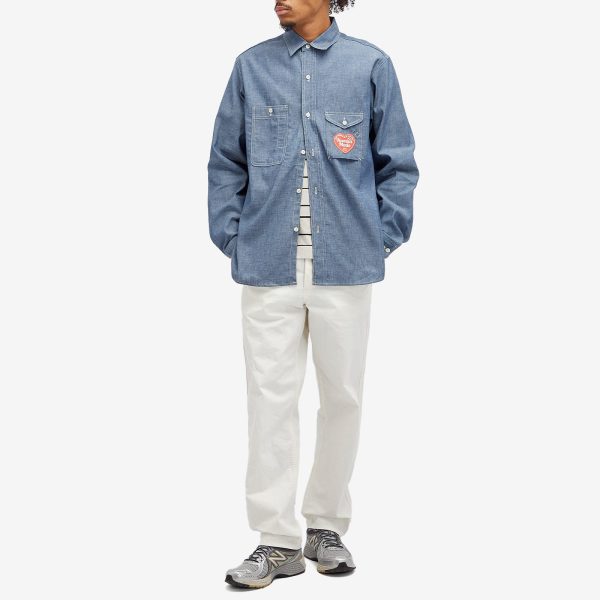 Human Made chambray work shirt