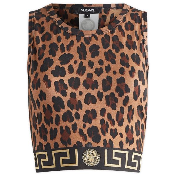 Versace Leopard Tank Top