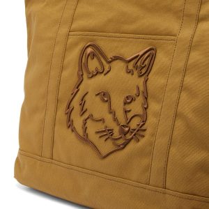 Maison Kitsune Fox Head Large Tote Bag