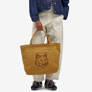 Maison Kitsune Fox Head Large Tote Bag