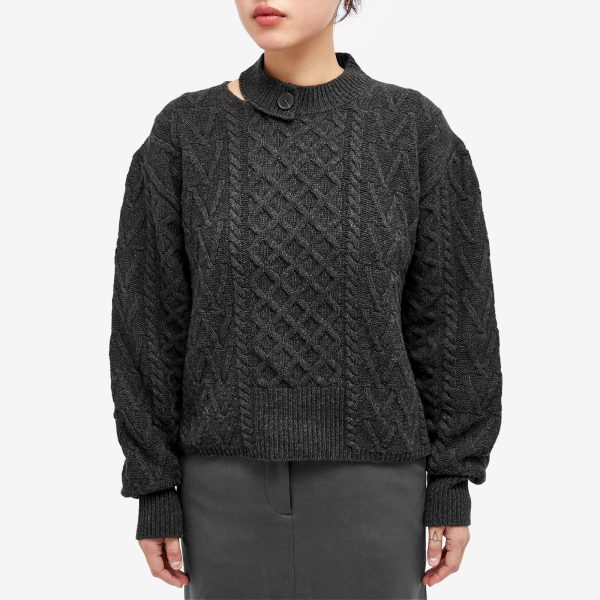 Wood Wood Tania Aran Knit Jumper