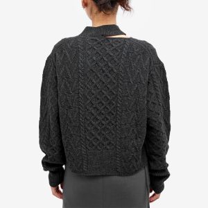 Wood Wood Tania Aran Knit Jumper