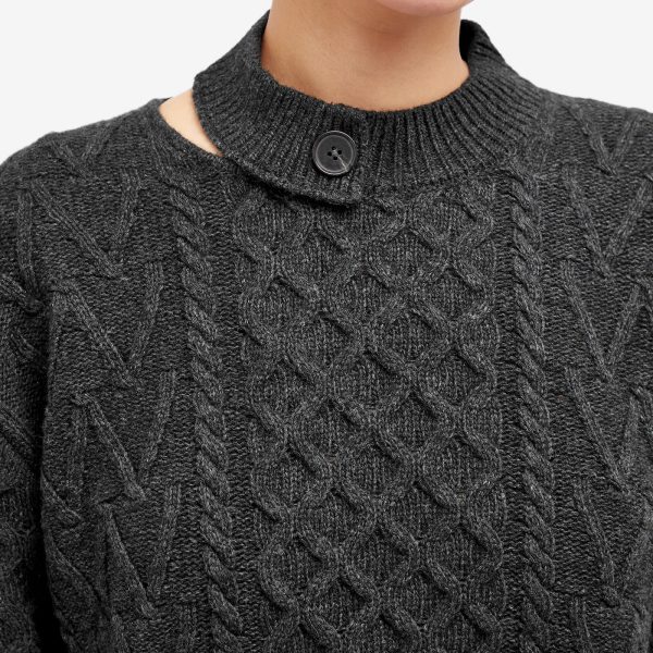 Wood Wood Tania Aran Knit Jumper