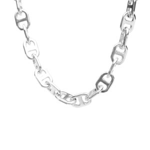 Maple Chain Link Necklace 7mm 50cm