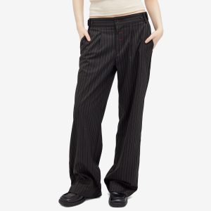 Peachy Den Lennox Pinstripe Trousers