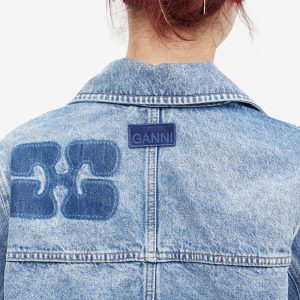 Ganni Patch Denim Jacket