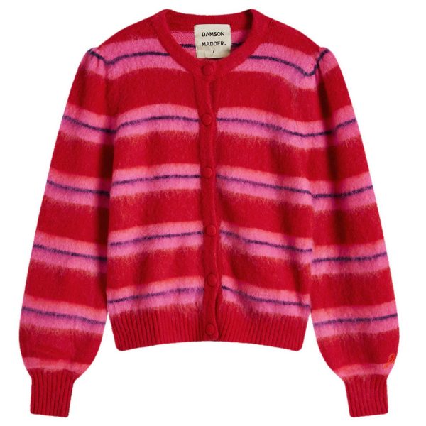 Damson Madder Cece Stripe Cardigan