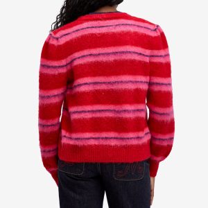 Damson Madder Cece Stripe Cardigan