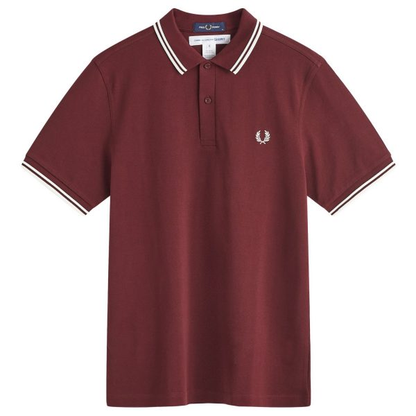 Comme des Garçons SHIRT x Fred Perry Tipped Back Print Polo