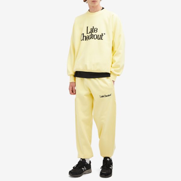 Late Checkout LC Logo Sweat Pants