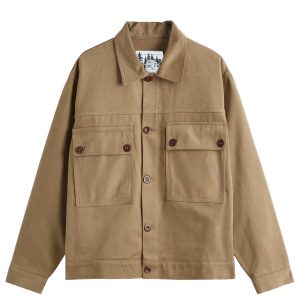 Café Mountain Reverse Panel Workers Jacket