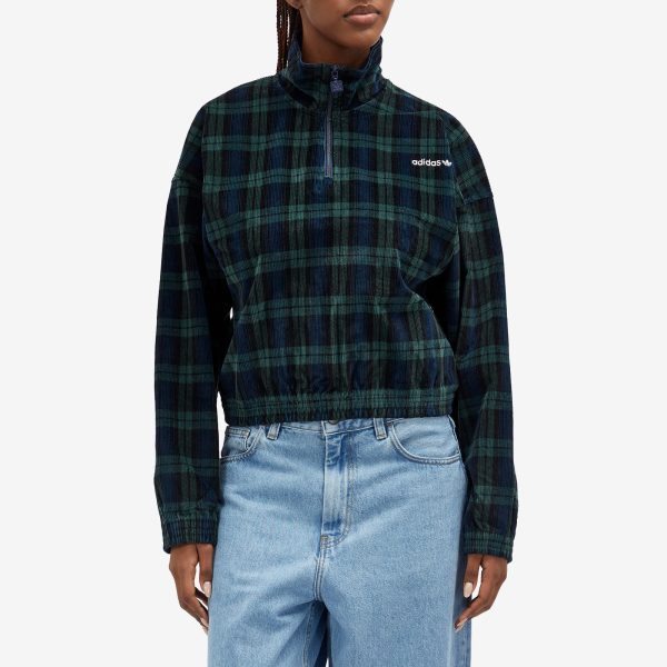 Adidas Tartan Half Zip