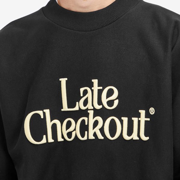 Late Checkout LC Logo Crew Sweat