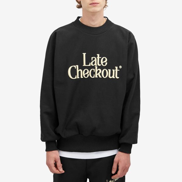 Late Checkout LC Logo Crew Sweat