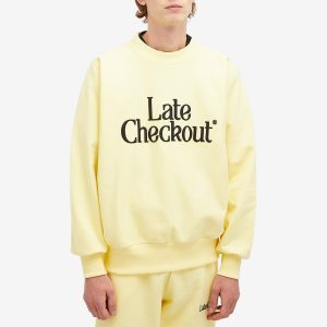 Late Checkout LC Logo Crew Sweat