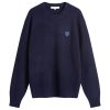 Maison Kitsune Bold Fox Head Patch Comfort Ribbed Jumper