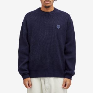 Maison Kitsune Bold Fox Head Patch Comfort Ribbed Jumper