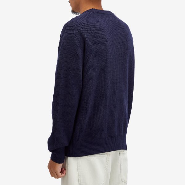 Maison Kitsune Bold Fox Head Patch Comfort Ribbed Jumper