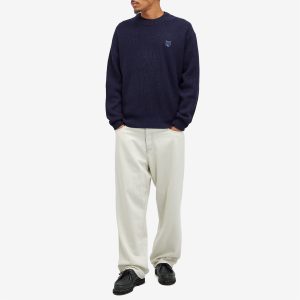 Maison Kitsune Bold Fox Head Patch Comfort Ribbed Jumper