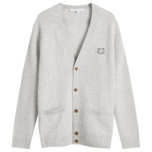 Maison Kitsune Bold Fox Head Patch Cardigan