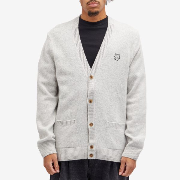 Maison Kitsune Bold Fox Head Patch Cardigan